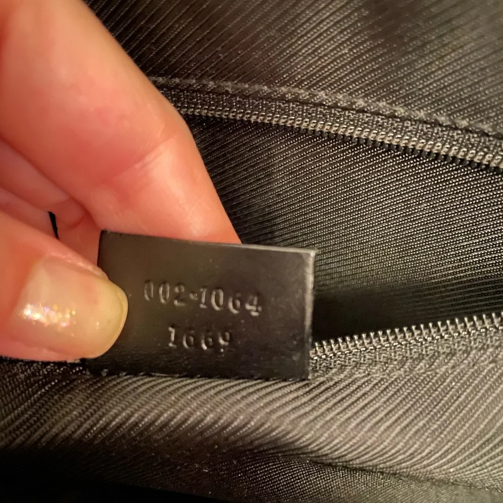 GG Jackie canvas tote.